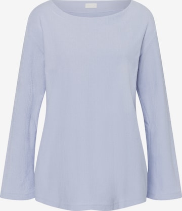 Hanro Shirt ' Pure Comfort ' in Blauw: voorkant