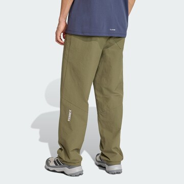 ADIDAS TERREX - regular Pantalón de montaña 'Xperior Clima365' en verde