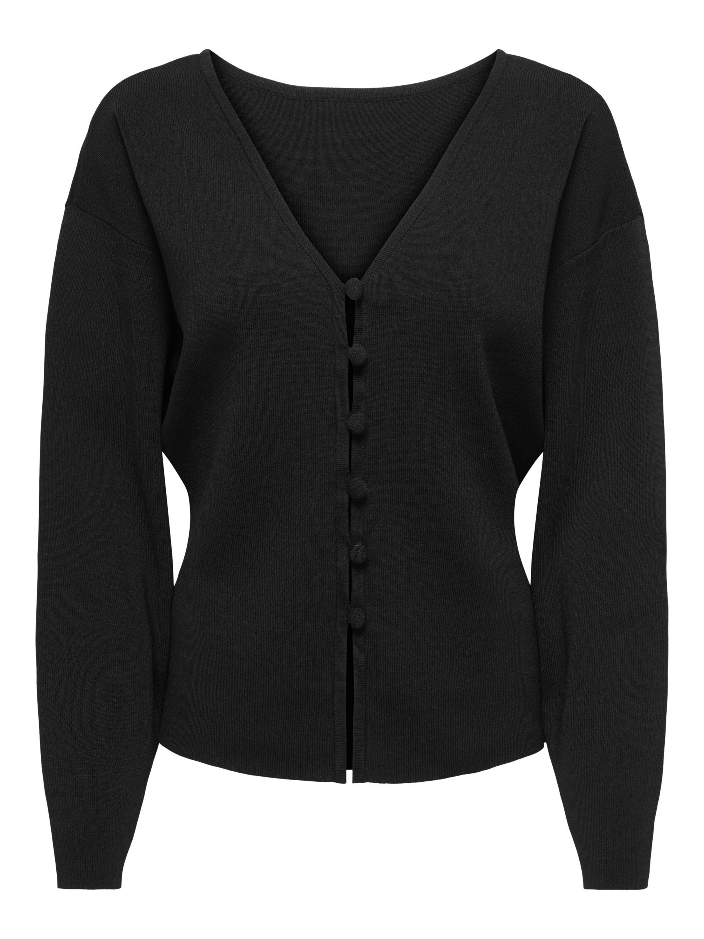 JDY Cardigan 'JDYAstra' i sort: forside