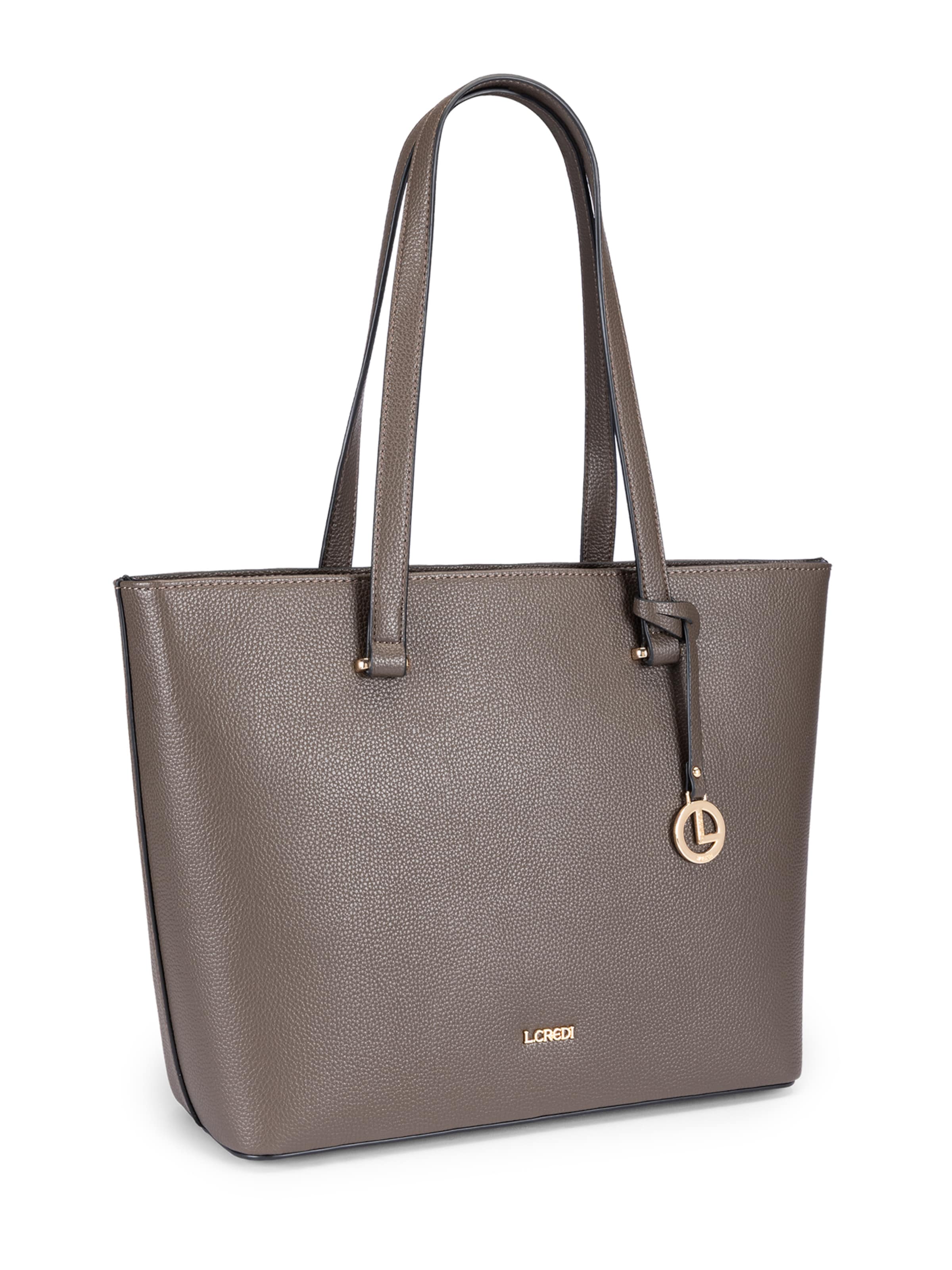 L.CREDI Shopper 'Sarine' in Grey