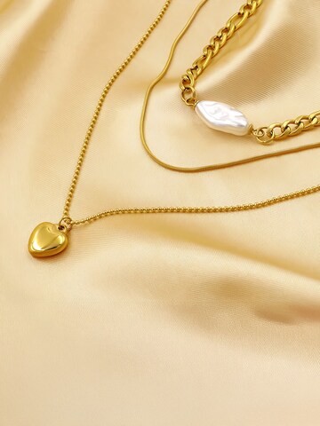 Nemomatheo Kette 'Herzstück' in Gold