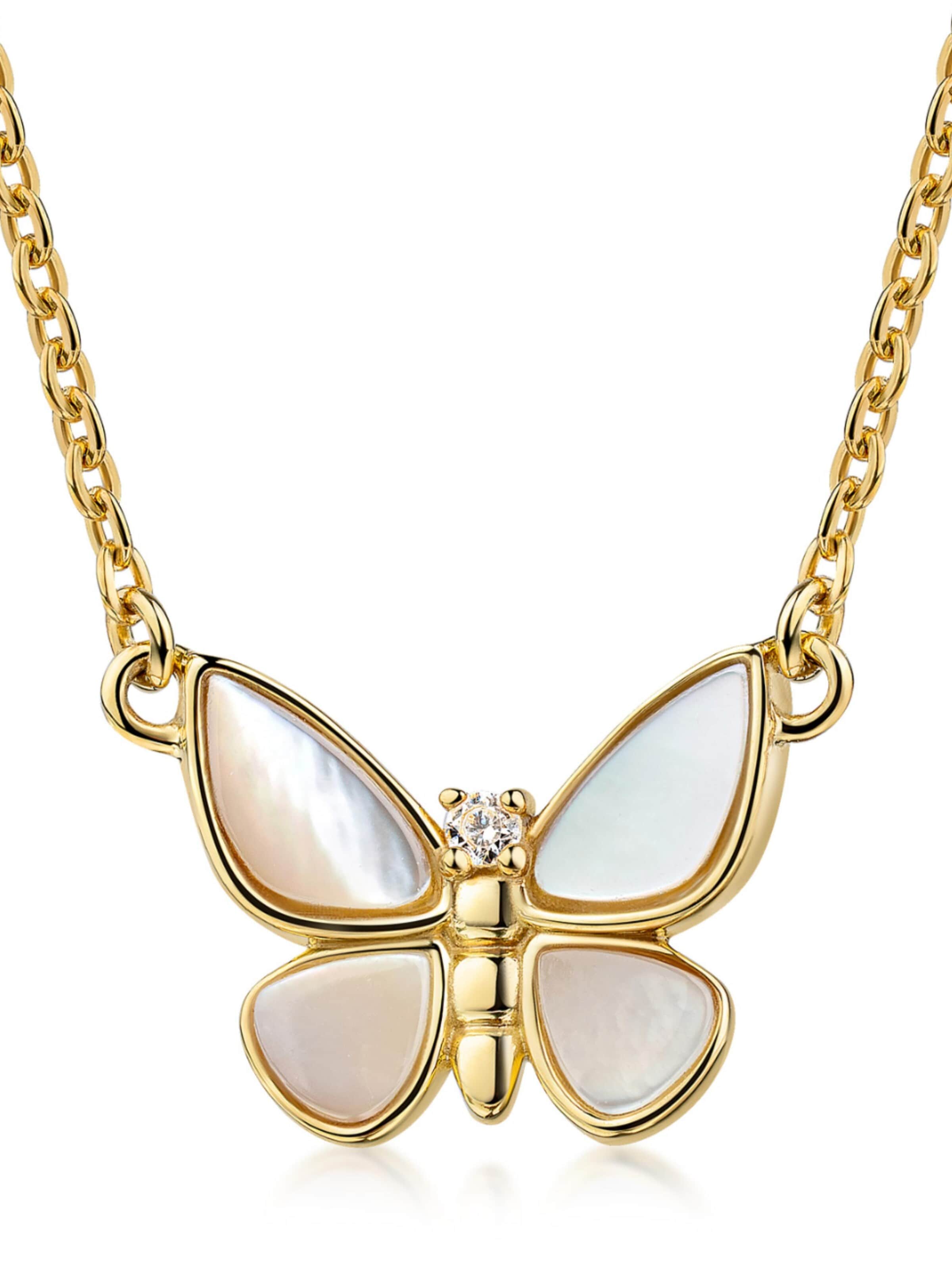 Kamiko Ketting 'MARIPOSA' in Goud