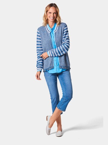 Goldner Knit Cardigan in Blue