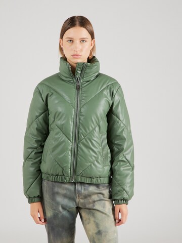 b.young Between-season jacket in Green: front