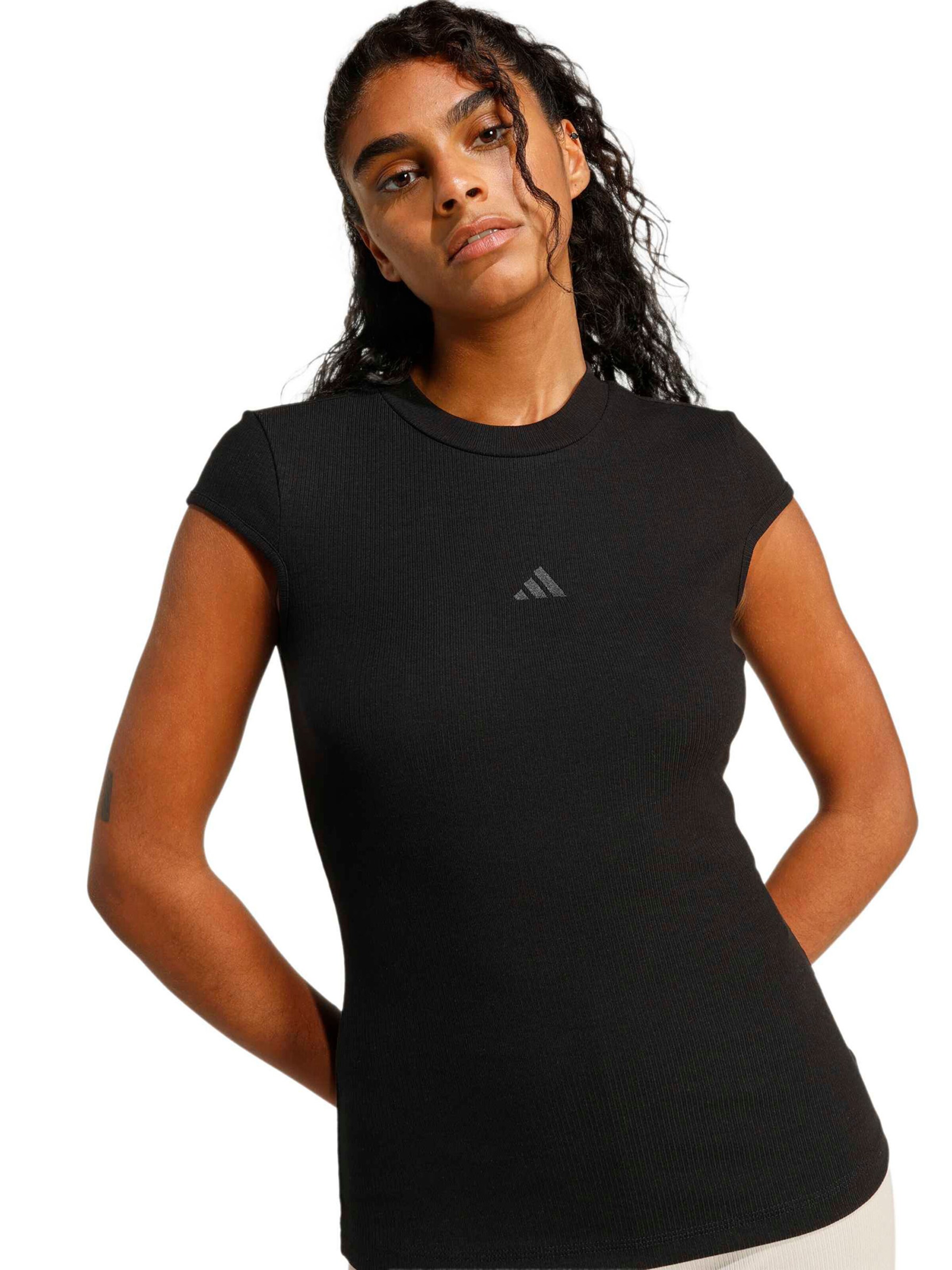 ADIDAS SPORTSWEAR Λειτουργικό μπλουζάκι σε μαύρο