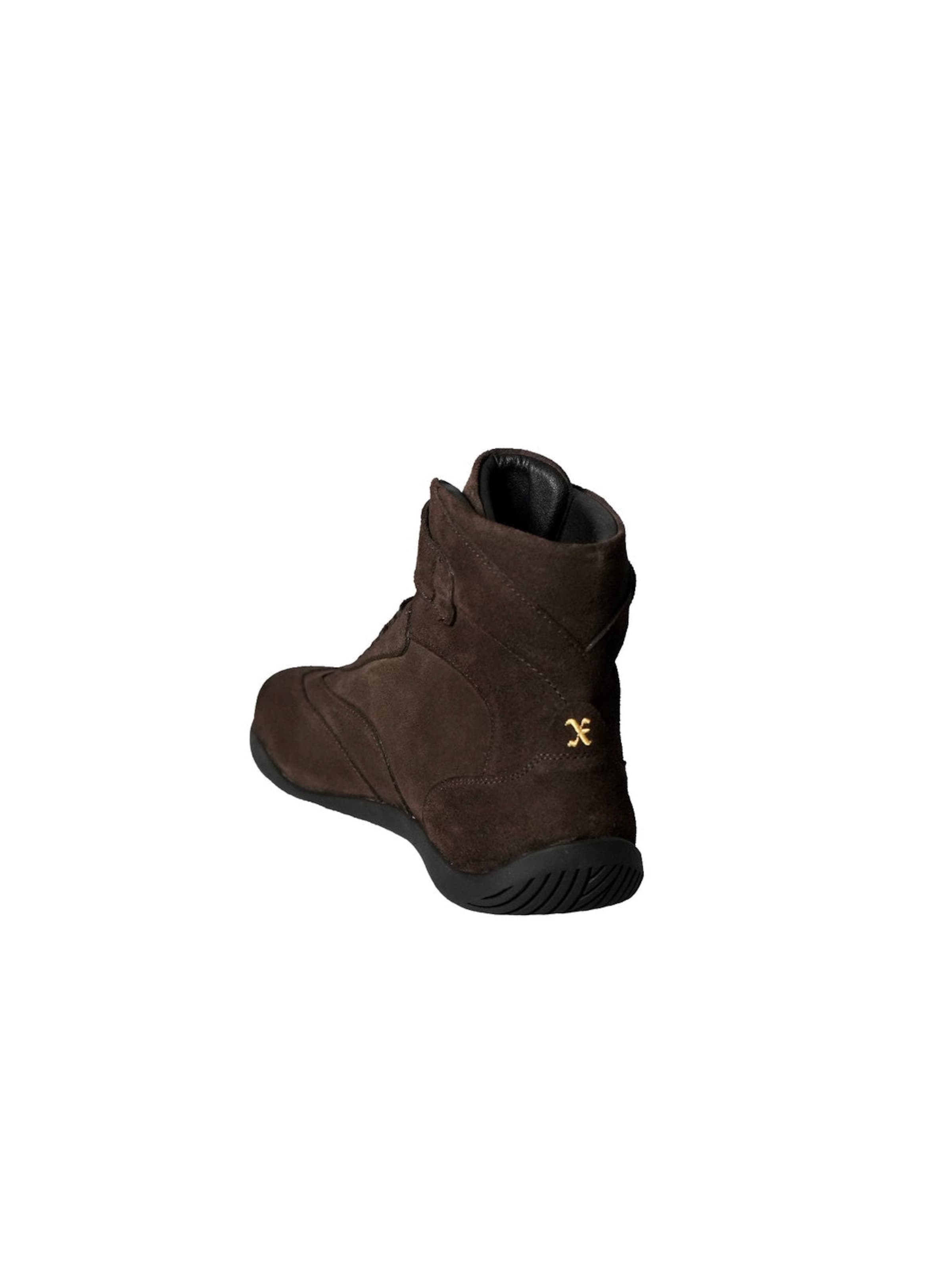 Sneaker alta 'Senna' di Yoxeone in marrone