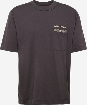 T-Shirt Abercrombie & Fitch en gris : devant