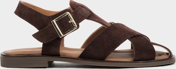 Sandales '144-4020' Estro en marron : devant