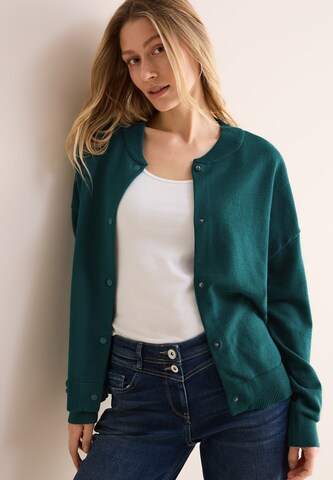 CECIL Strickjacke in Grün: Vorderseite