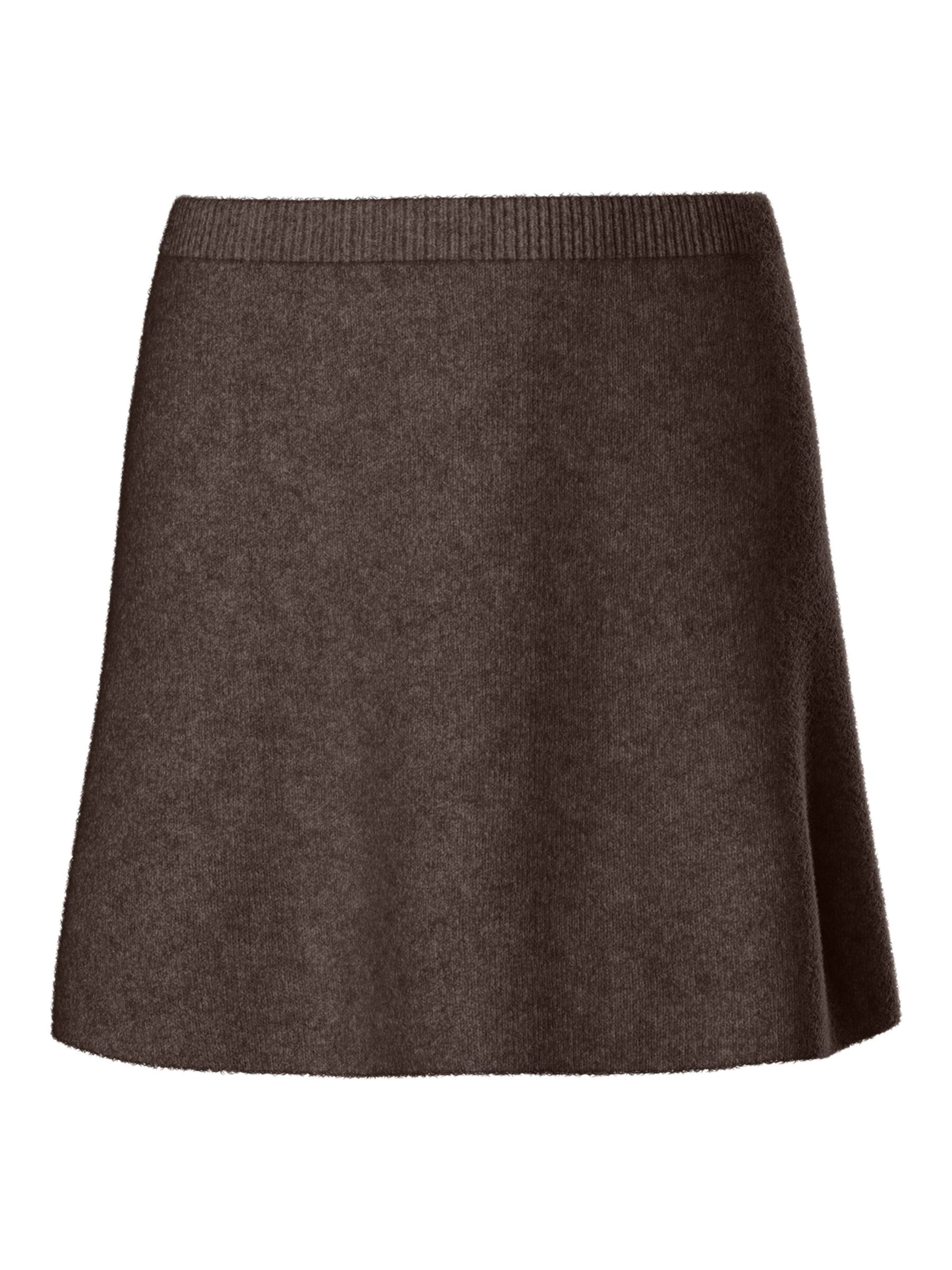 PIECES Falda 'PCMALOU' en 36 en marrón, Vista del producto