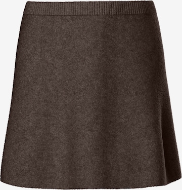 PIECES - Falda 'PCMALOU' en marrón: frente