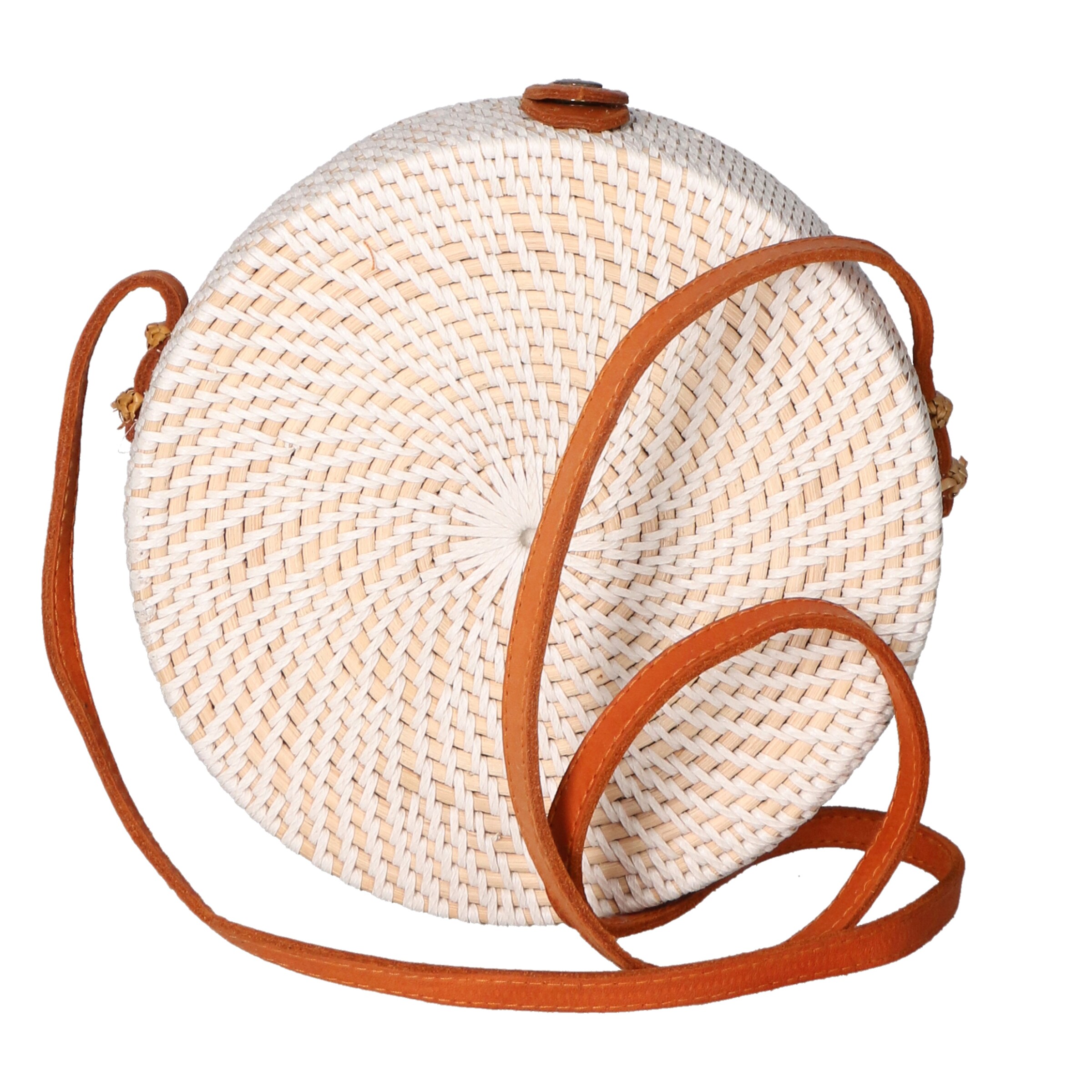 Sac à bandoulière Gave Lux en beige : devant