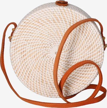 Gave Lux Crossbody Bag in Beige: front