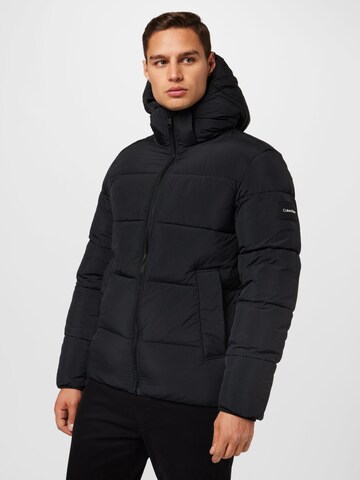 Calvin Klein Winter Jacket in Black: front