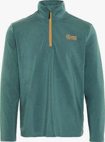 CHIEMSEE Fleece Jacket ' mit großem PlusMinus Print ' in Blue: front