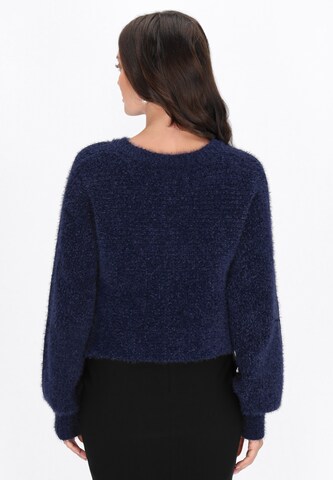 Cardigan Usha en bleu