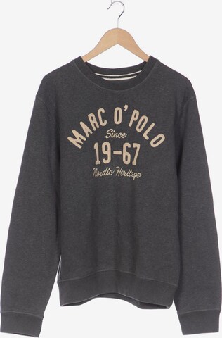 Marc O'Polo Sweatshirt & Zip-Up Hoodie in XL in Grey: front