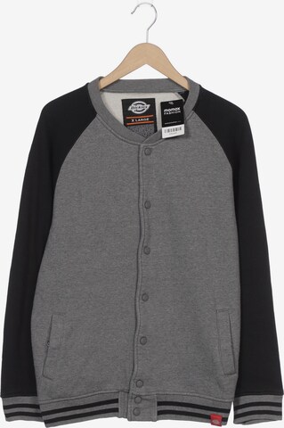 DICKIES Sweatshirt & Zip-Up Hoodie in XL in Grey: front