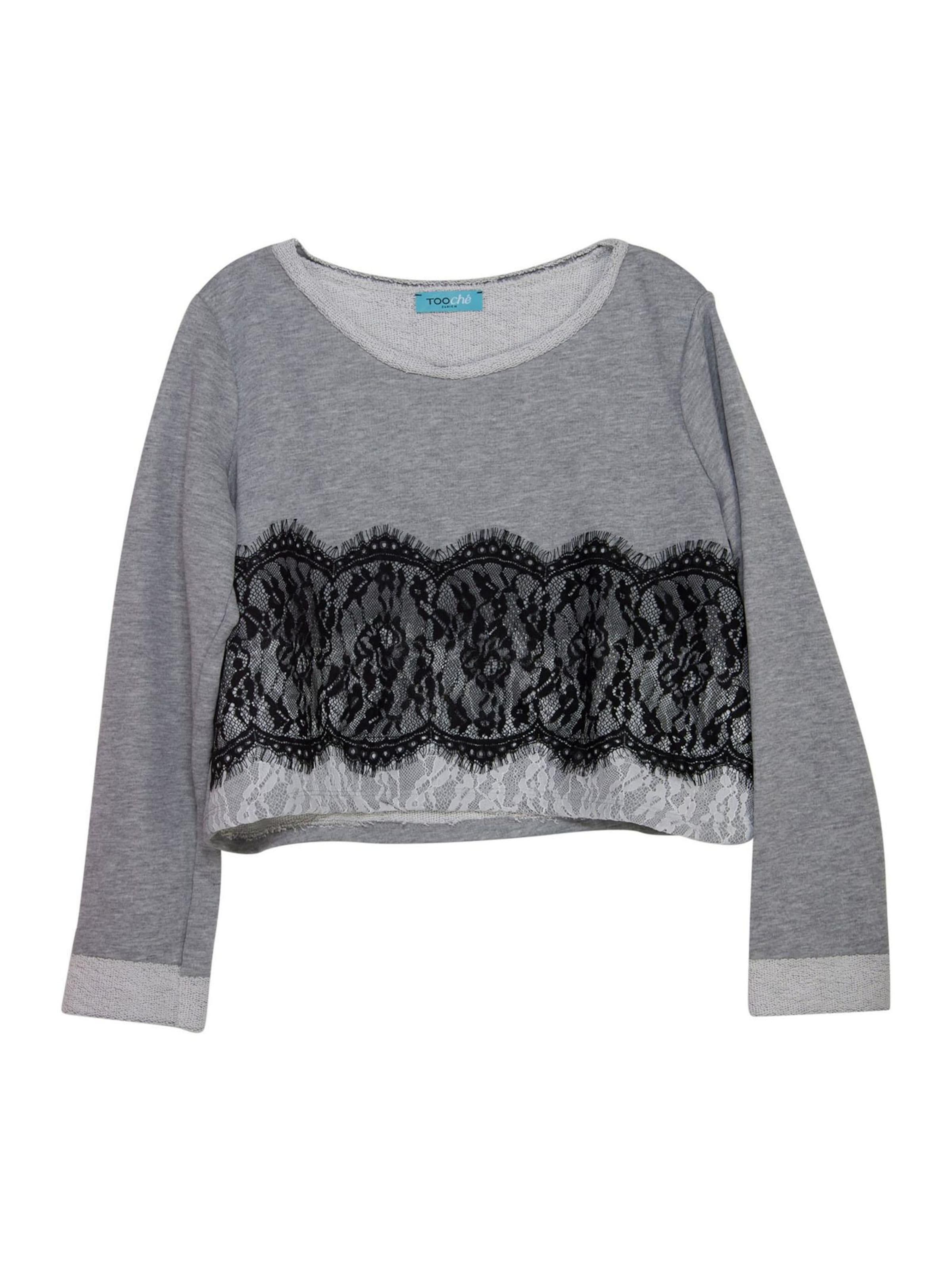 TOOche Sweater 'Spitzenpullover' in S in Grey, Item view