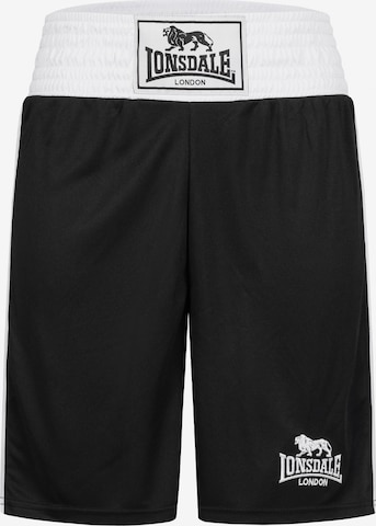 LONSDALE Spordipüksid, värv must: eest vaates