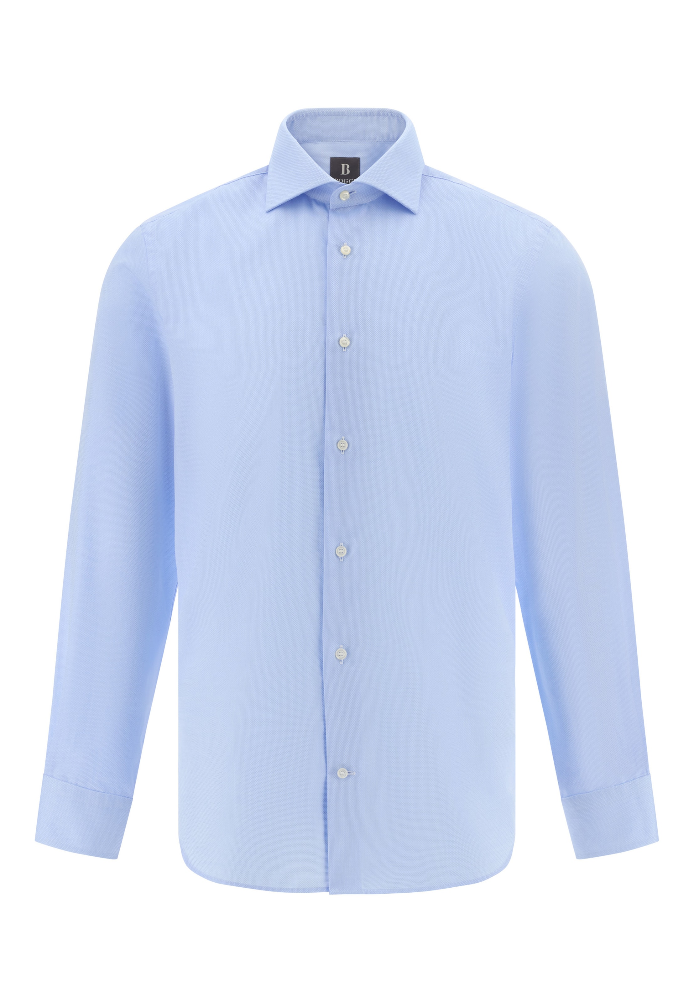 Boggi Milano Comfort fit Button Up Shirt in Blue: front
