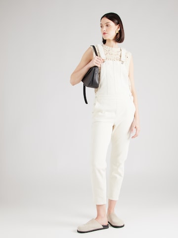 ONLY Slim fit Jean Overalls 'PERCY' in Beige: front