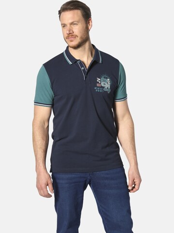 Jan Vanderstorm Shirt 'Olejorn' in Blauw: voorkant