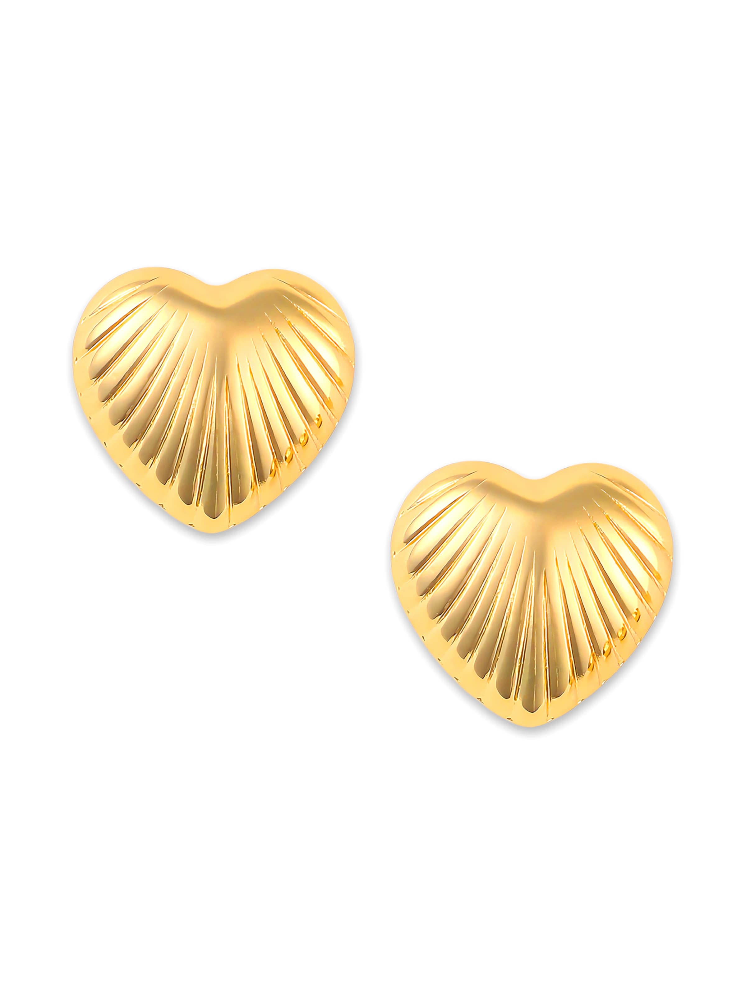 SOHI Kõrvarõngas 'Tajuana', värv Kuld: eest vaates