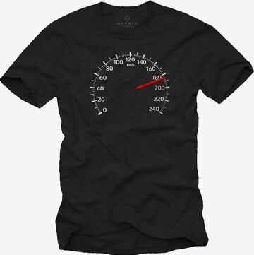 MAKAYA Shirt 'Tacho 180' in Black: front