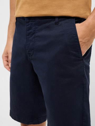 MUSTANG Regular Trousers 'Mustang Style Brad Chino Shorts Dark Sapphire 1017473 4136' in Blue
