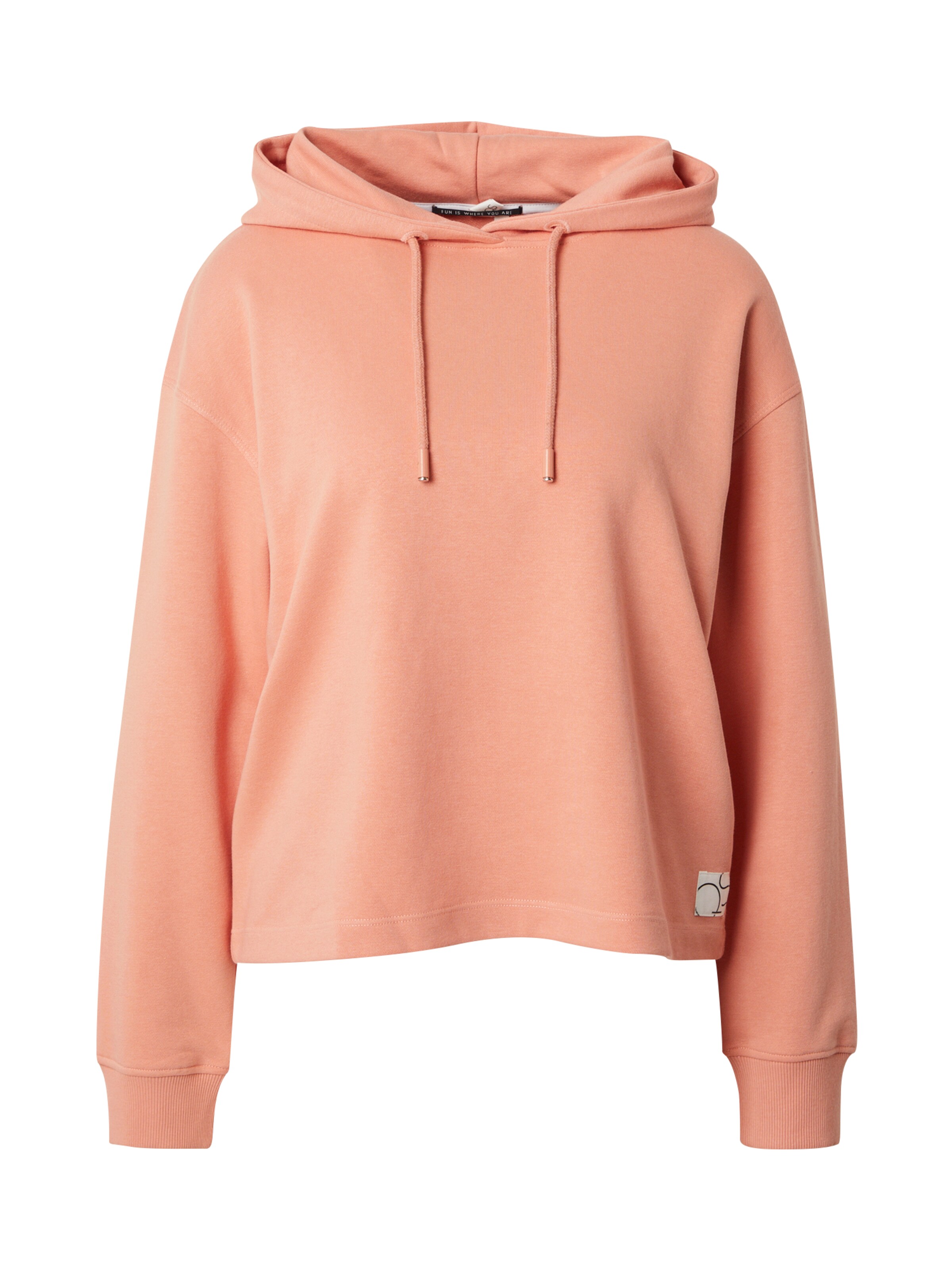 QS Sweatshirt in Orange: front