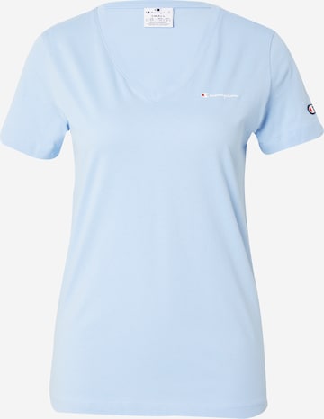 T-shirt Champion Authentic Athletic Apparel en bleu : devant