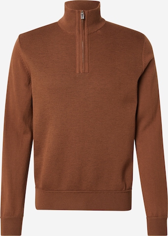 Pull-over 'H-Illario' BOSS en marron : devant