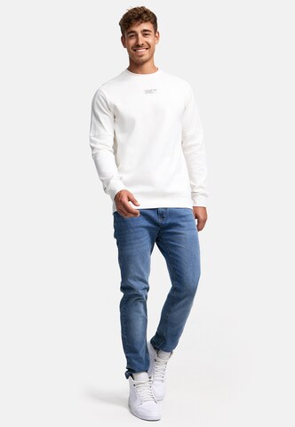 INDICODE JEANS Sweatshirt 'INCliver' in Wit