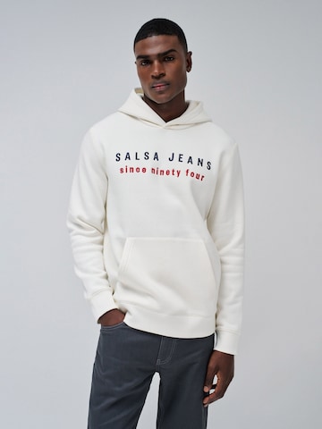Salsa Jeans Pullover in Weiß: Vorderseite