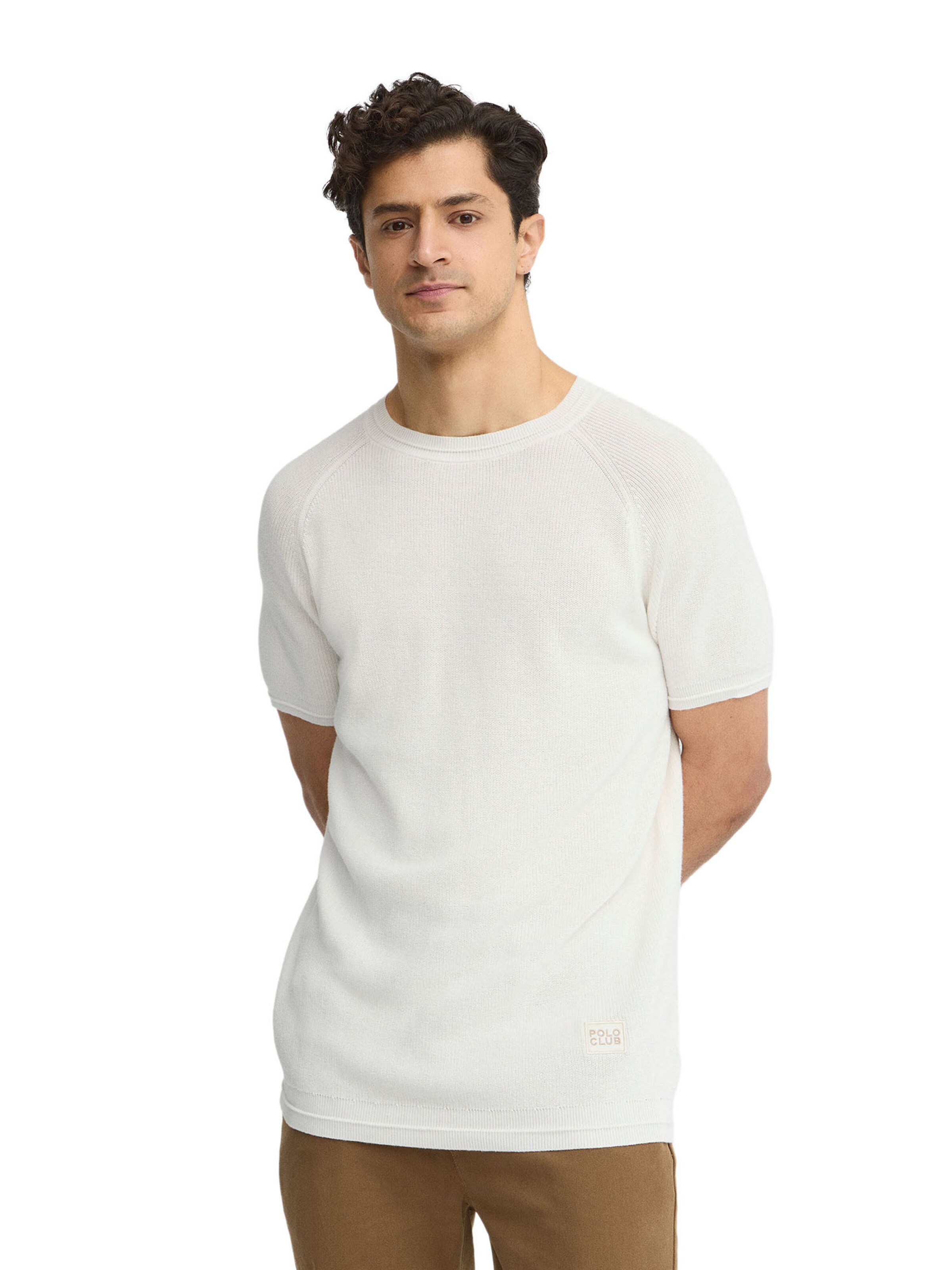 Polo Club Pullover 'EZZE ' in Weiß: Vorderseite