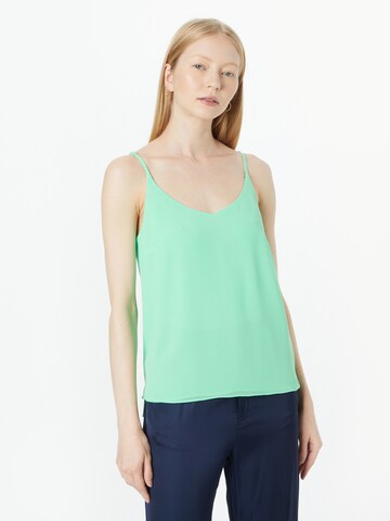 Soft Rebels Top in Groen: voorkant