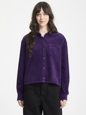 Volcom Bluse 'WEELLOW CORD' in Lila: Vorderseite