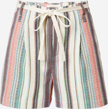 SCOTCH & SODA Regular Pleat-Front Pants in Mixed colors: front