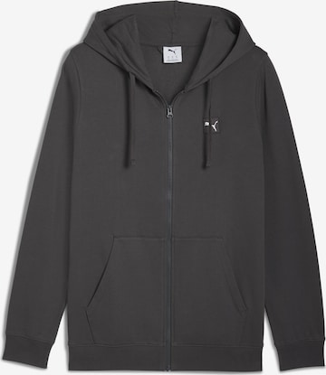 Veste de survêtement 'Essentials Elevated' PUMA en gris : devant