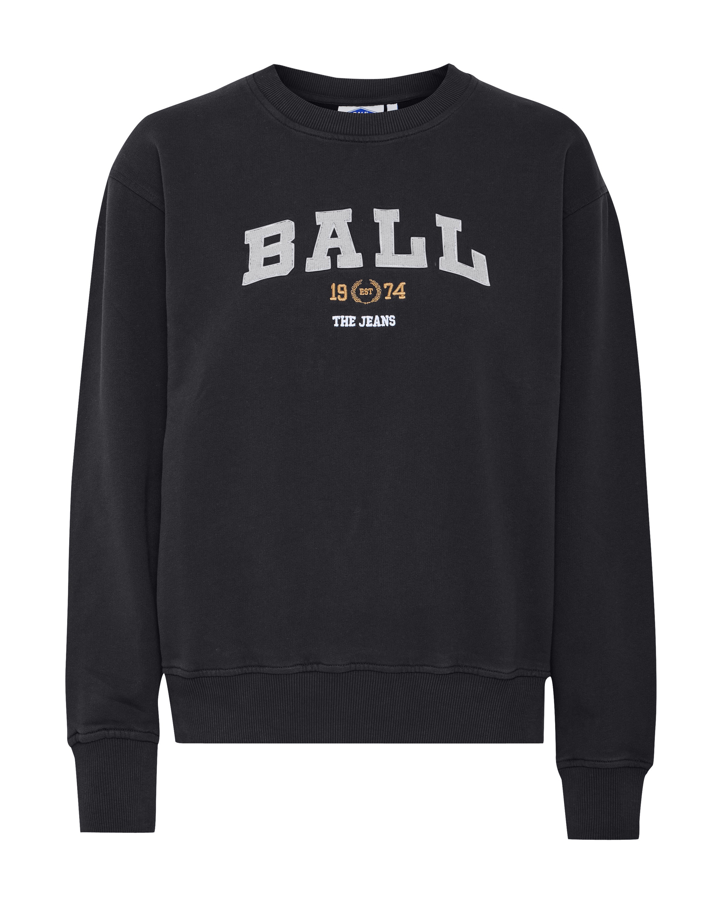 Sweat-shirt 'Taylor' Ball en noir : devant