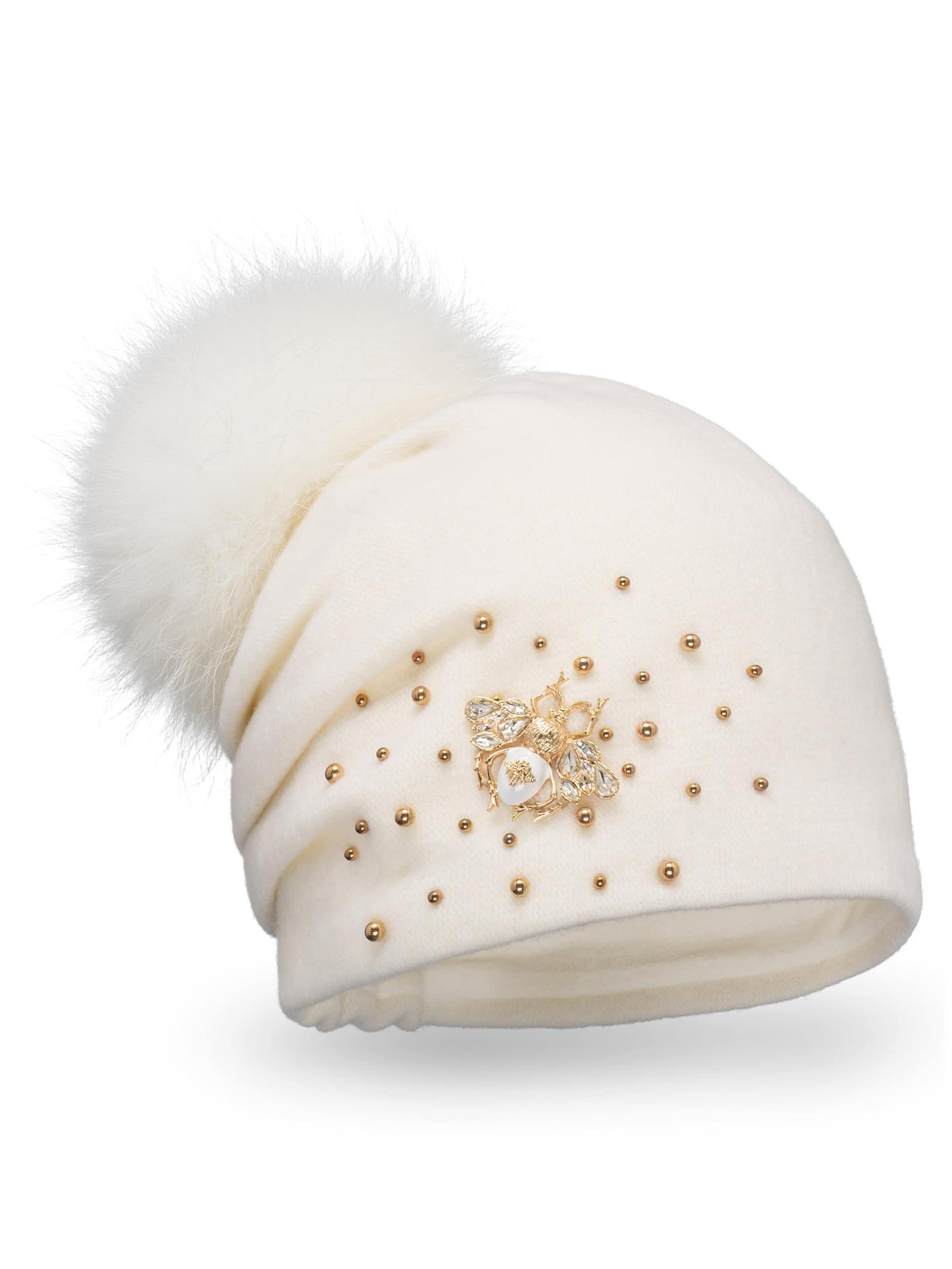 Vivisence Mütze '7079'‌‌‌ in Beige: Vorderseite