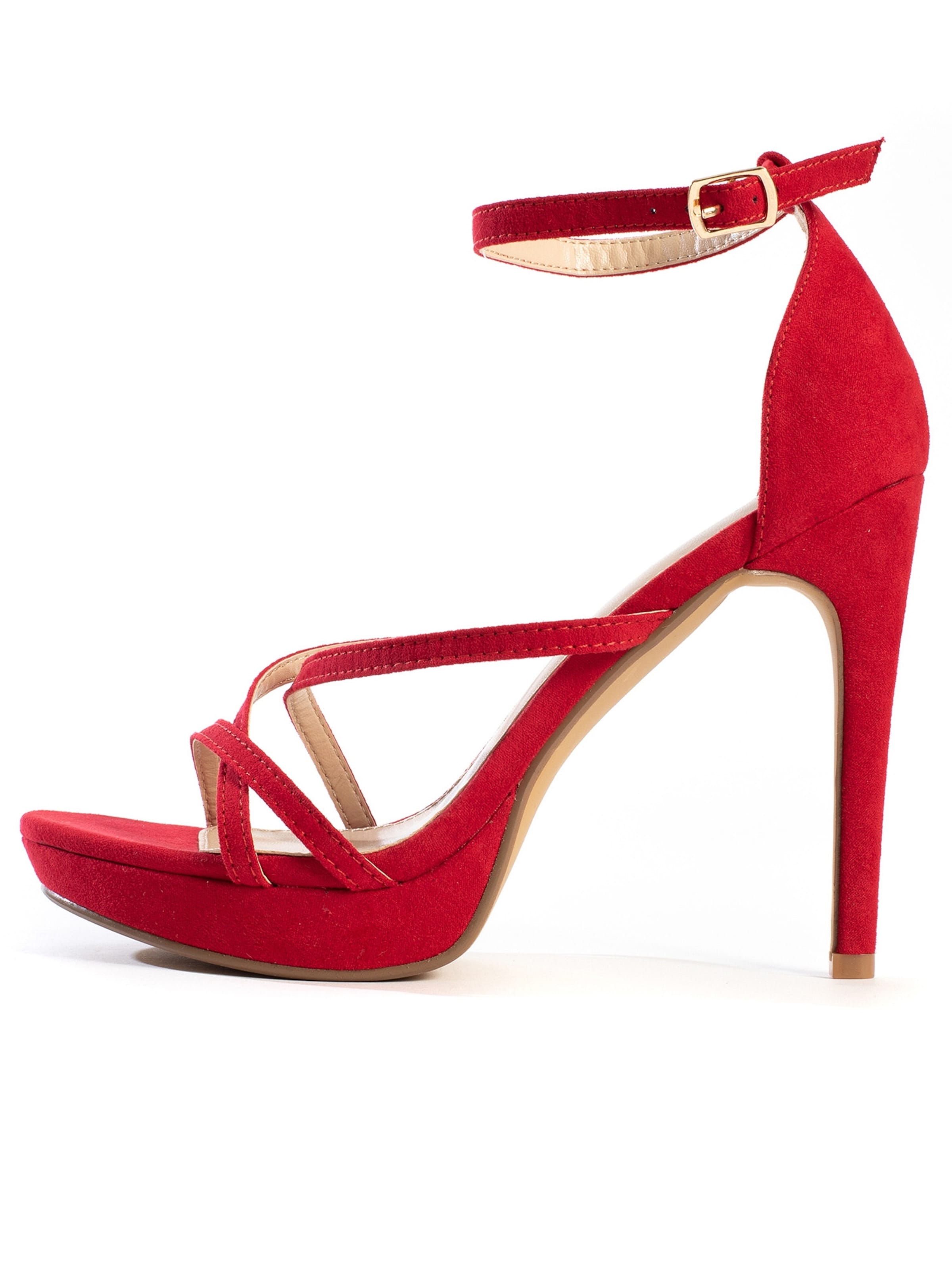 Celena Sandále 'Courtney' - Červená: predná strana