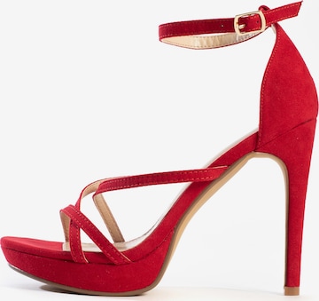 Celena Sandals 'Courtney' in Red: front