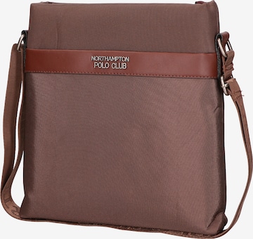 Northampton Polo Club Schultertasche in Braun: Vorderseite