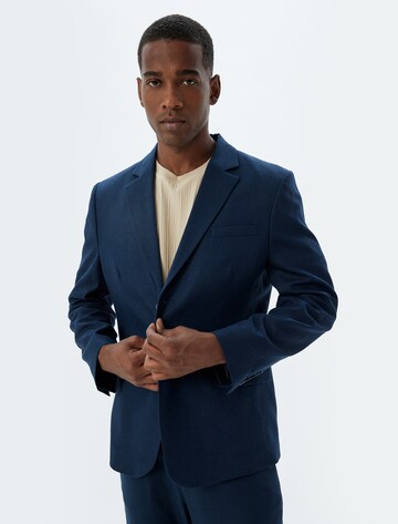 Koton Slim fit Blazer in Blue: front