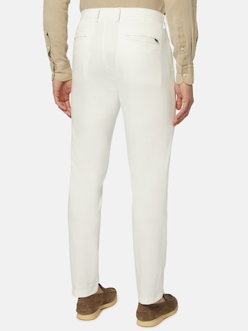 Boggi Milano Štandardný strih Chino nohavice - biela
