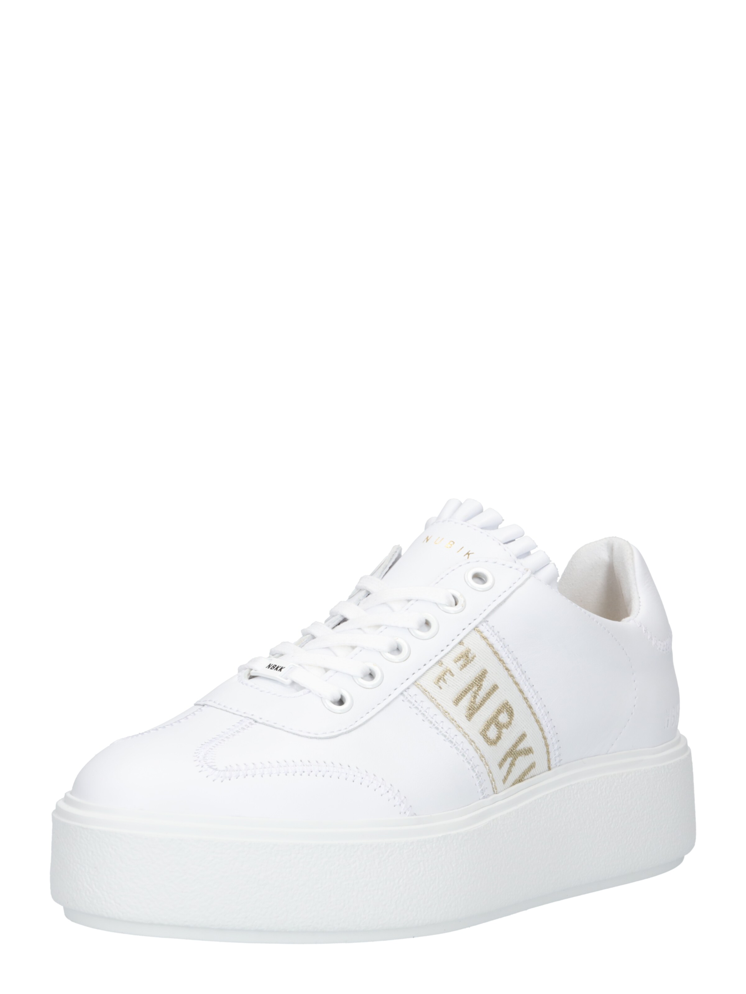 Nubikk Sneaker Elise GPS Wit Leer Combi - Bormans Modeschoenen