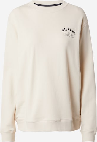 Sweat de sport RIP CURL en blanc : devant