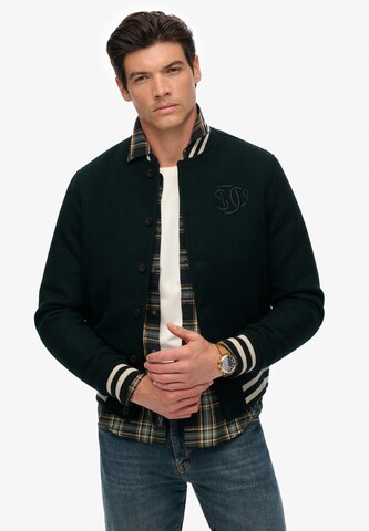 Veste mi-saison Superdry en vert